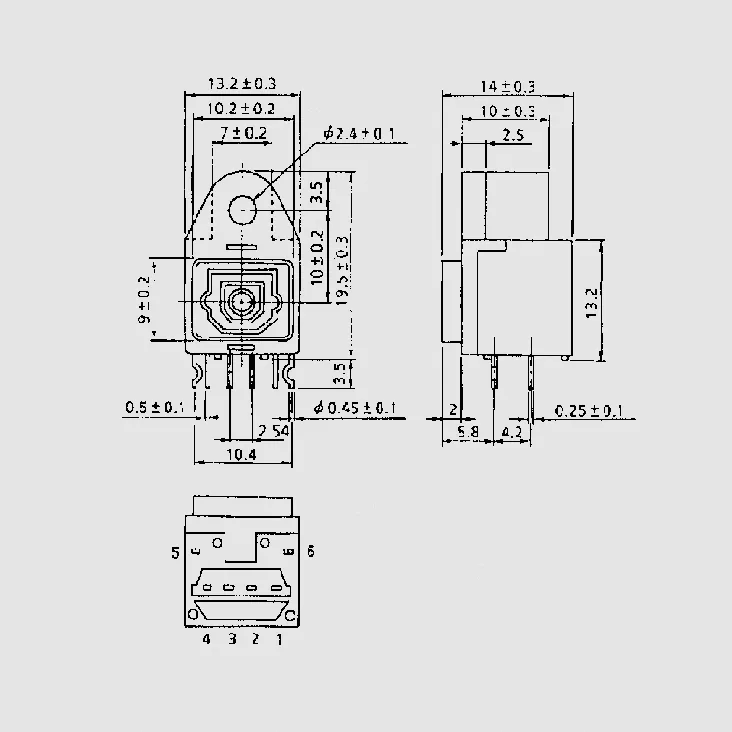 Fiber Optic Rec. Module -27dBm 6Mb/s