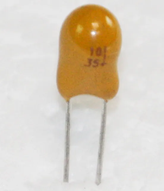 Tantalum Capacitor 10uF 35V P2,54