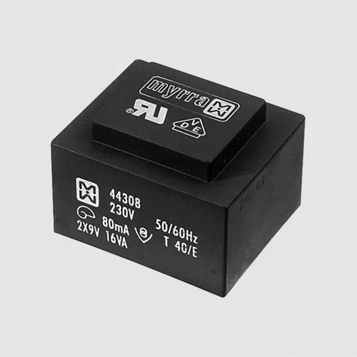 Transformer 16VA 230V 2x9V 2x889mA