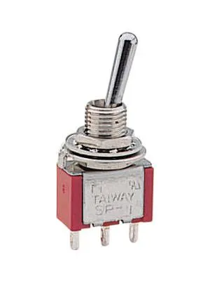 Toggle Switch 1-pol Moment ON/OFF/(ON)