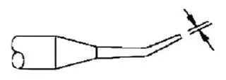 PACE - TIP CARTRIDGE, BENT CONICAL, 0.4MM