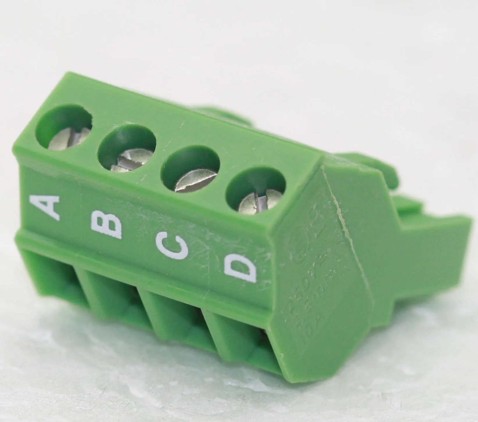 Terminal Block 320V 4-Pole Green 45#
