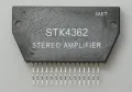 STK4362 POWER AMP 2x10W 8ohm 33V 1%