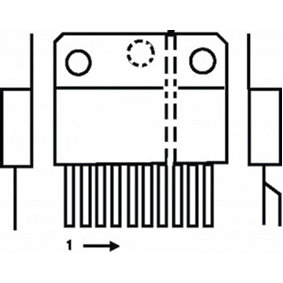 TDA7386 - POWER AMP 4x28W