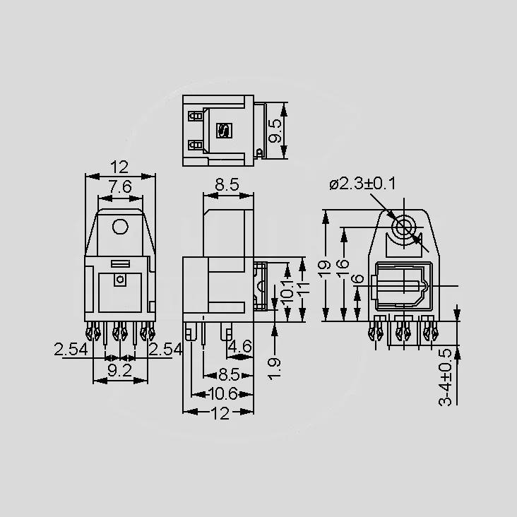 Fiber Optic Rec. Module -24dBm 13,2Mb/s