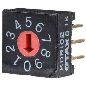 OTAX, Rotary Code Switch, BCD, 10 positions