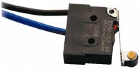 Mikroswitch, med rulle, 1-polet slutte/bryde, 0,1A 125Vac, / 30Vdc