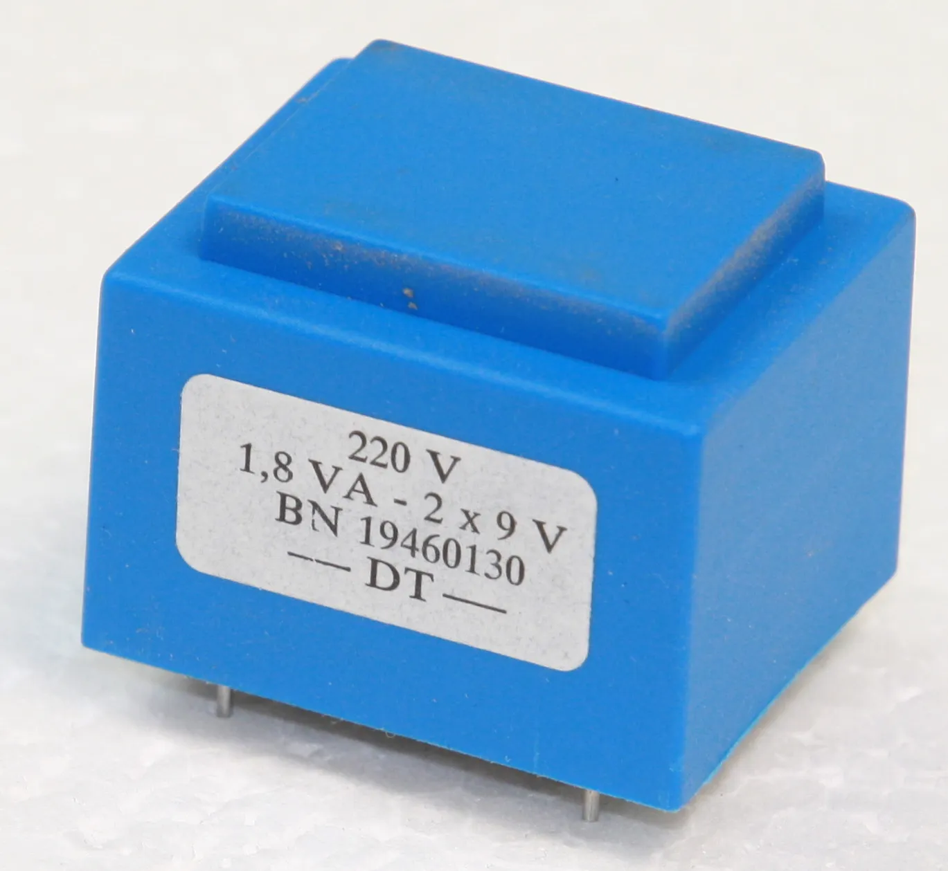 Transformer 1,8VA 220V 2x9V 2x100mA