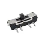 Slide Switches, 3A, 6V DC, DP3T RA SMT