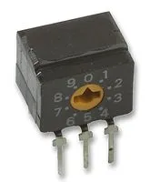 OMRON SWITCH, 10 POS, BCD, VERT