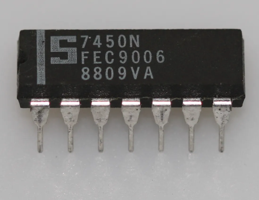 dual 2-wide 2-input AND-OR-invert gate (one gate expandable) DIP-14