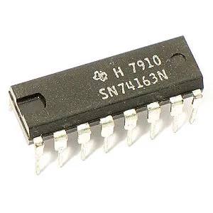 Synchronous 4-bit binary counter with synchronous clear DIP-16