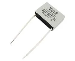 Motorstart kondensator 2uF, 400V 41,4x28,5x16mm.