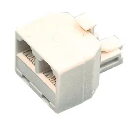 Telefonsplitter RJ12 6P6C 1 han - 2 hun