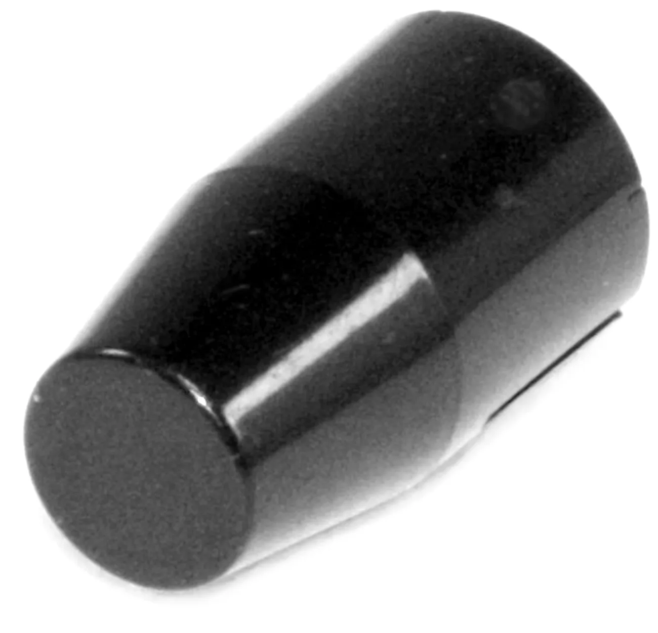 Hætte for Schadow tast, SORT, Ø=7x12,5mm.