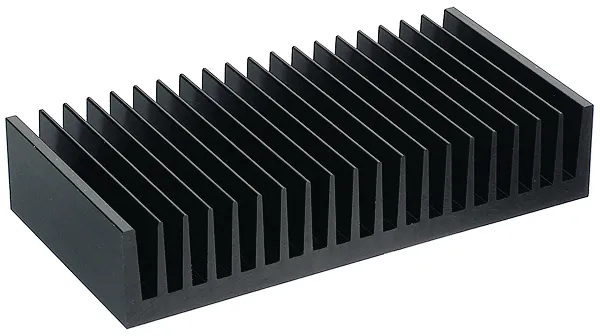 [139579] Heat sink 150mm 0.51 K/W black anodised