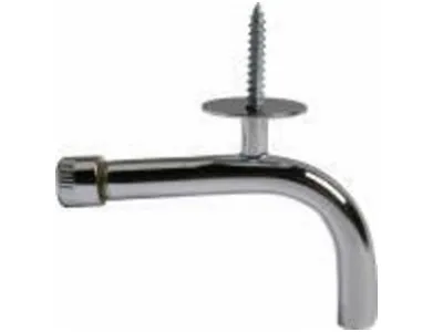 [132197] Svanehals lampeophæng - Chrom m. 1/4" skrue