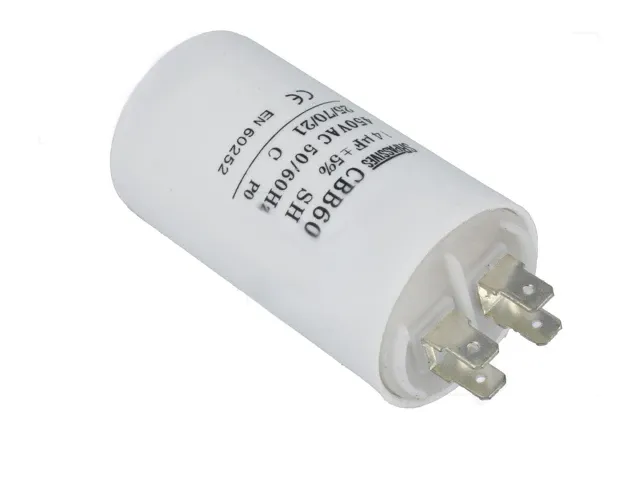 [150858] Motorstart kondensator 14uF, 450V Ø40x70mm
