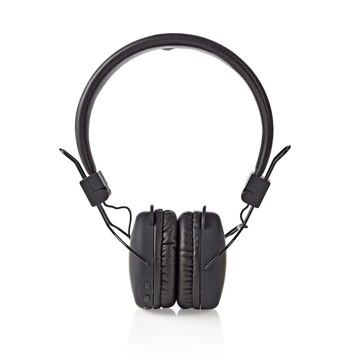 [151161] Trådløse On-Ear hovedtelefoner | Maksimal batteritid: 15 hrs | Indbygget mikrofon | Truk kontrol | Volumenkontrol | Sort