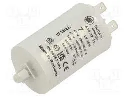 [153796] Motor capacitor 7µF 425VAC Ø=36x58mm. uden bolt
