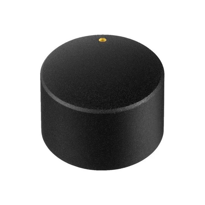 [156305] Plastknap, 6mm stjerneaksel, Ø20mm.