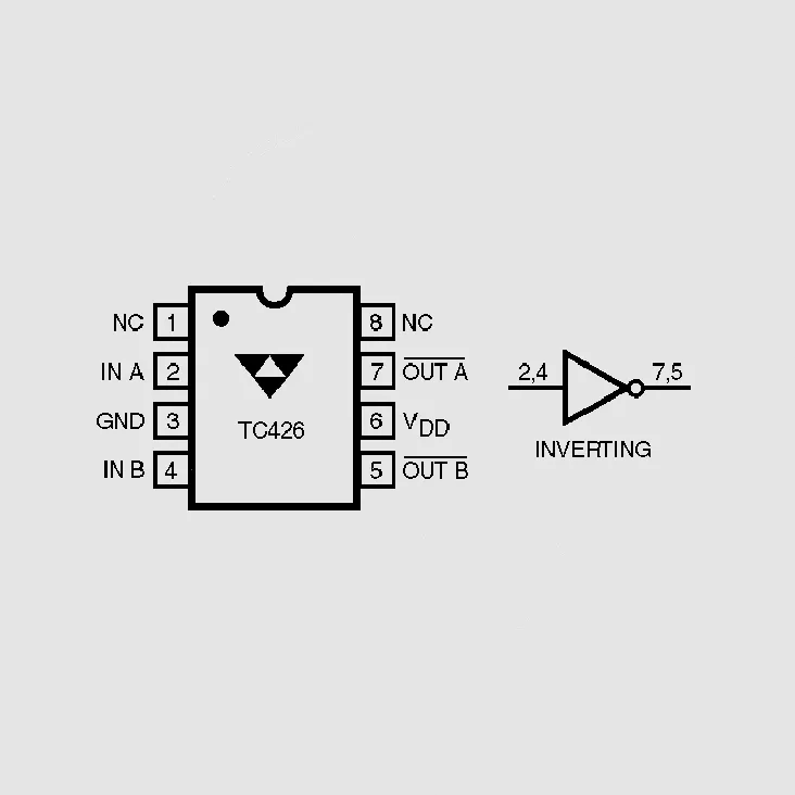 [81687] 2xMOSFET Dr. Inv 18V 1,5A DIP8