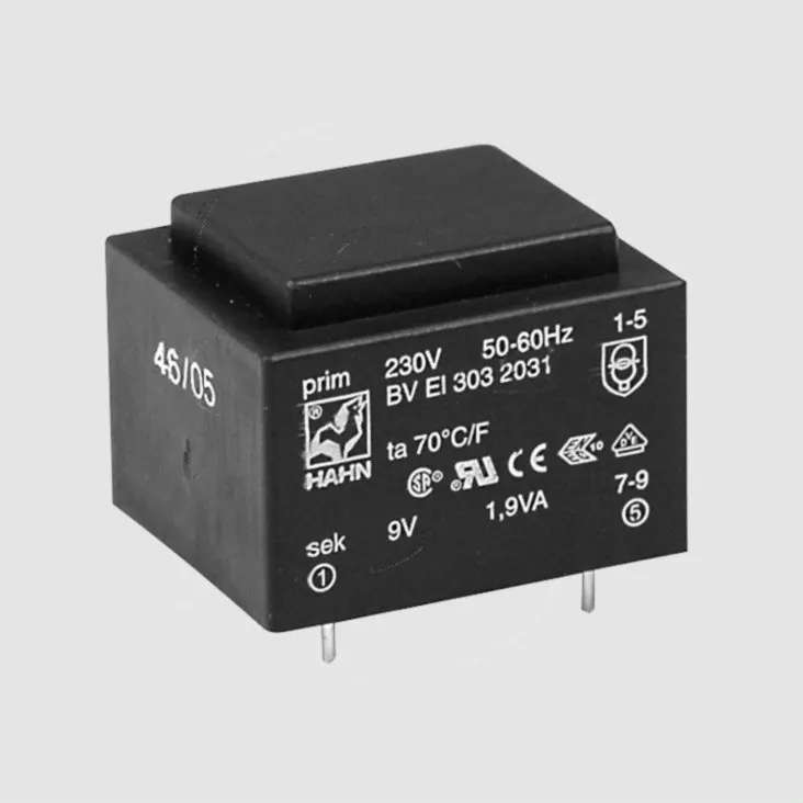 [103186] Transformer 1,9VA 230V 2x7,5V 2x126mA