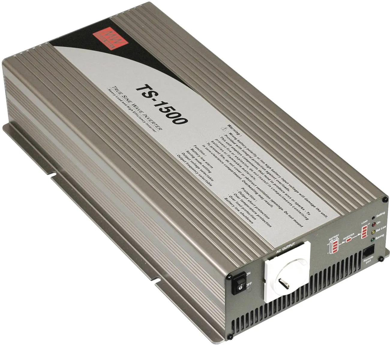 [106118] DC/AC-Conv 48V/230V 1500W REN SINUS