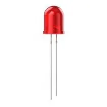[107439] LED Diffuse Red 125mcd 60° 8mm