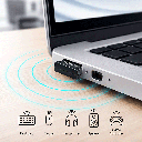 BT 6.0-adapter, USB-A, 3 Mbit/s, (EDR+BLE), rækkevidde op til 20 m