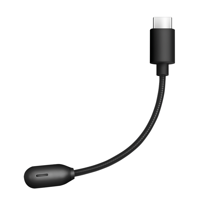 Trådløst monoheadset med øreclips, BT 5.4, USB-C, 100 timer