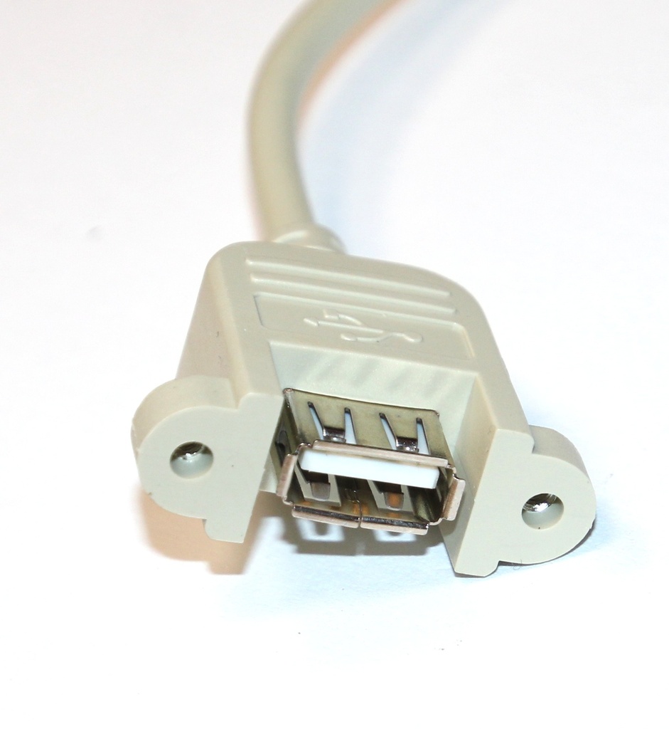 USB A chassis med kabel
