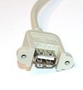 USB A chassis med kabel
