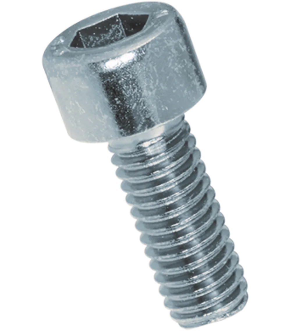 Hex Socket Screws M5x8mm elzink blå, 100 stk.