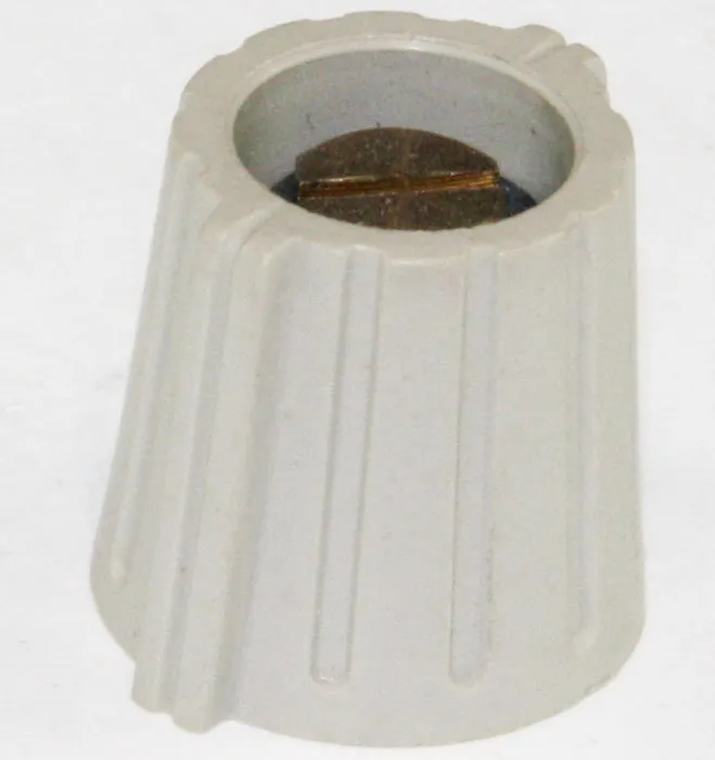 Knob 16/4mm Mat Grå Vingeknap