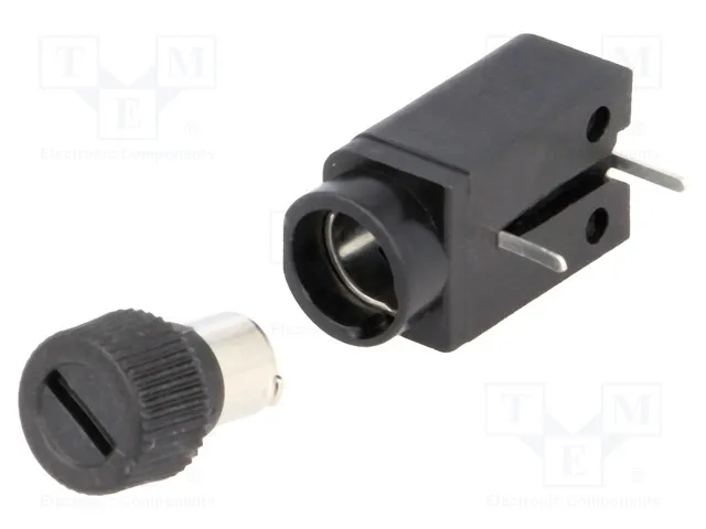 SCHURTER - FUSEHOLDER for 5X20mm. Incl. indsats