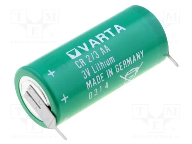 2/3AA 3V 1350mAh med 2 x printspyd