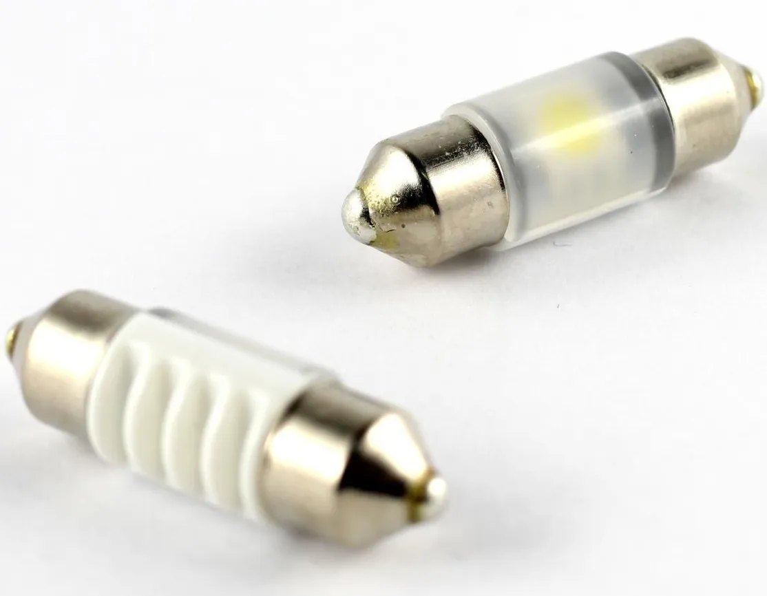 Filament lamp: automotive; SV8,5; white; 12V; 1W; VISIONPRO LED