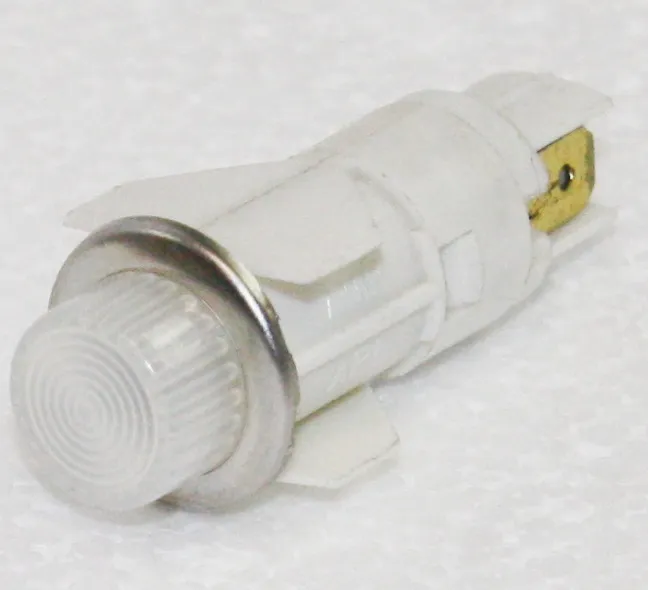 Kontrollampe Ø=16mm. 12V HVID