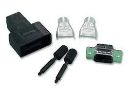 D-Sub Socket 9-Pole Crimp (UDEN ben) MED hus