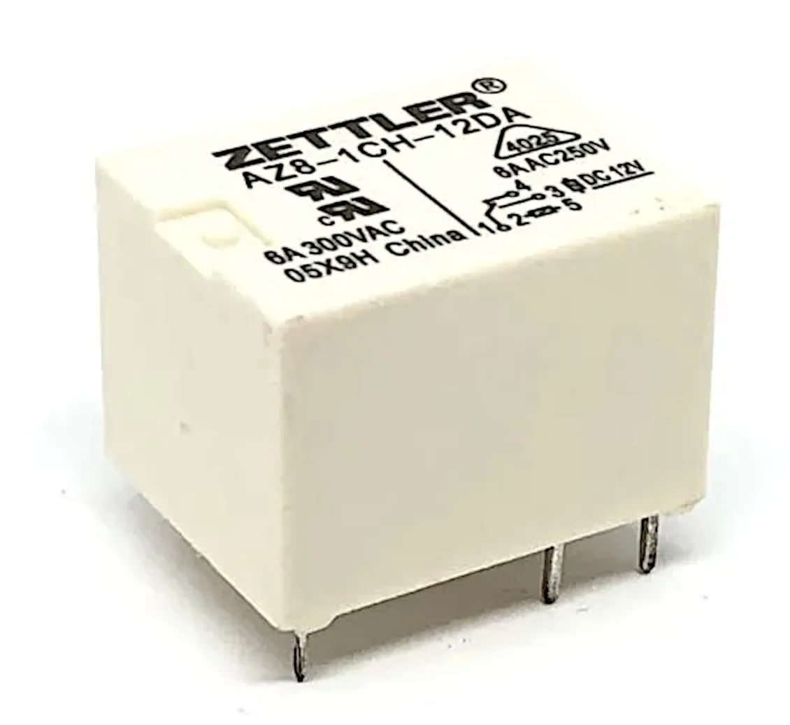 1 x skifte relæ 24VDC 6A 1780 Ohm