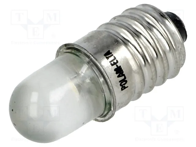 E10-Lampe 24V Hvid LED Ø=10x25mm.