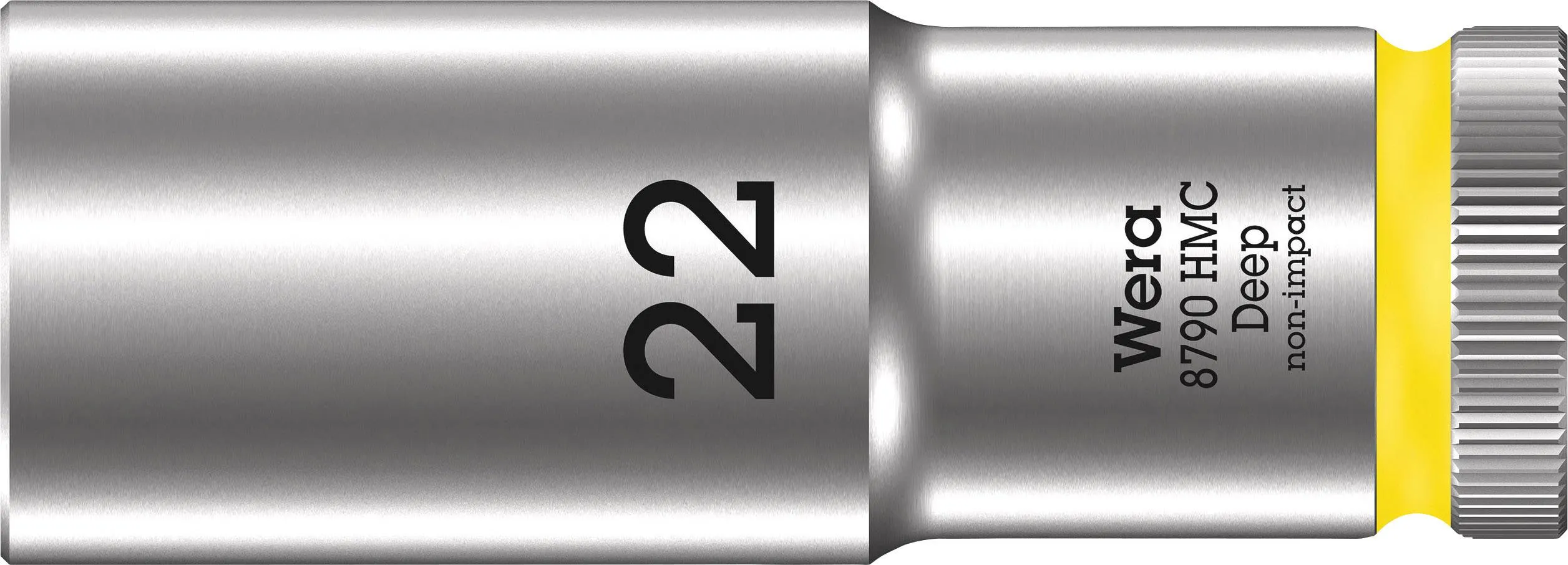 8790 HMC Deep topnøgleindsats med 1/2""-tilslutning, 22 x 83 mm