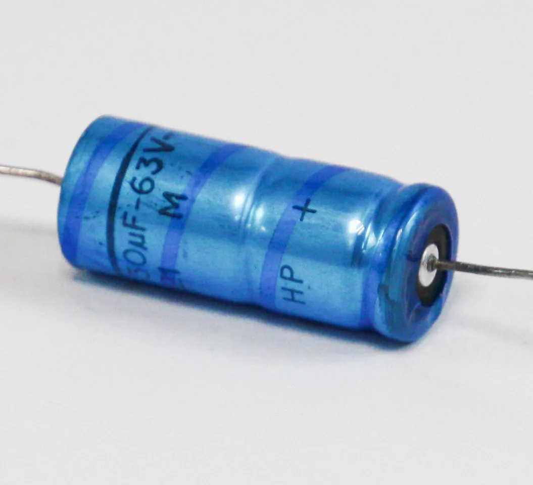 330µF 63V axial elektrolytkondensator