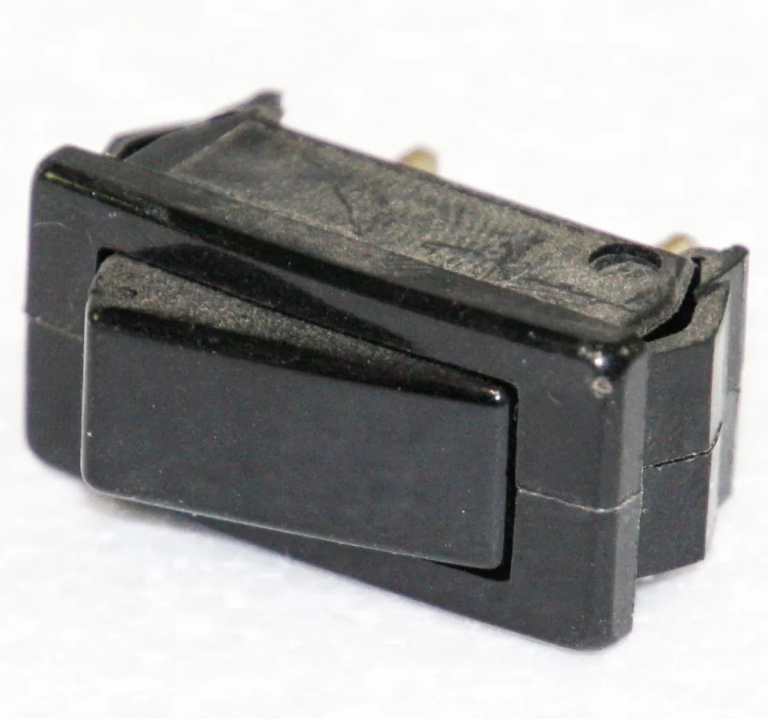 Vippeafbryder 1xON/OFF sort 12x30mm
