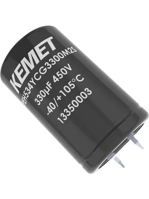 El-Capacitor 330µF/450V-P1-35x40 snap-in