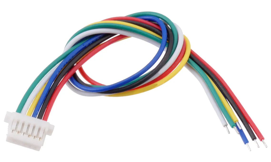 6-Pin Single-Ended Female JST SH-Style Cable 12cm