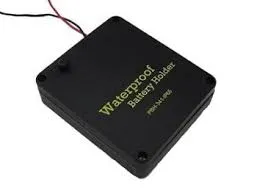Batteriholder 4 x AA lukket Vandtæt, med afbryder (IP65)