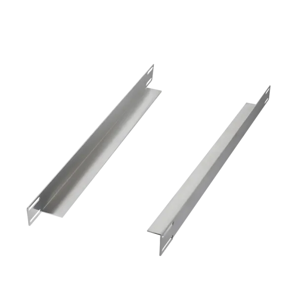 Slide rails for 1000 & 1200 mm deep 19" cabinets, zinc-plated, 2 pieces