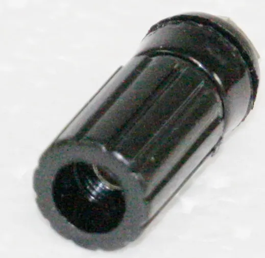 Bananbøsning 4mm SORT